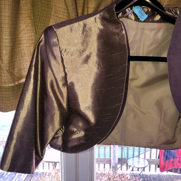 AZURE BROWN FORMAL DRESS - Picture 4 of 6